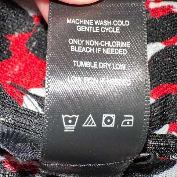 Ali Miles Burnout Leopard Mesh Cardigan Womens Medium Modern Colorful Chic - Picture 10 of 10